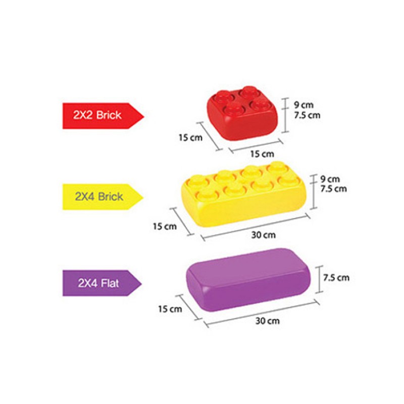 Caramizi mari constructie Edu Play