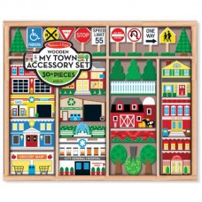 Figurine din lemn Orasul meu Melissa and Doug Figurine din lemn Orasul meu Melissa and Doug