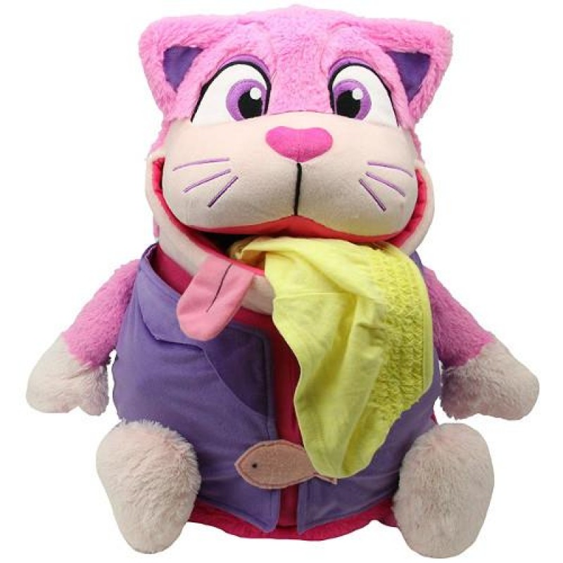 Mascota 2 in 1 Tummy Stuffers Pisica Roz Jay At Play