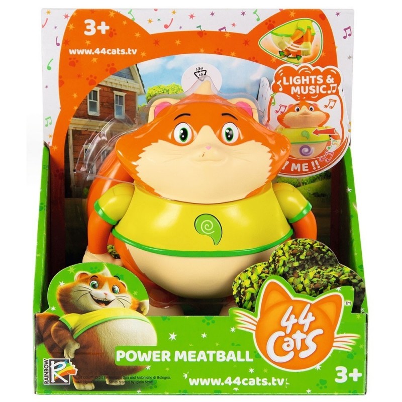 Figurina Meatball 15cm Cu Lumini Si Melodii 44 DE PISICI Simba Toys