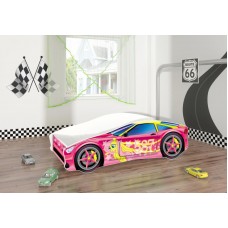 Pat Tineret MyKids Race Car 08 Pink-140x70 Pat Tineret MyKids Race Car 08 Pink-140x70