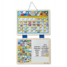 Calendar din lemn magnetic Melissa Doug Calendar din lemn magnetic Melissa Doug