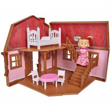 Casuta pliabila cu 2 nivele pentru papusi Simba Masha and The Bear cu papusa Masha si accesorii Casuta pliabila cu 2 nivele pentru papusi Simba Masha and The Bear cu papusa Masha si accesorii