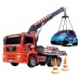 Camion de tractare Dickie Toys MAN Air Pump Crane Truck cu 1 masinuta Camion de tractare Dickie Toys MAN Air Pump Crane Truck cu 1 masinuta