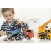Camion de tractare Dickie Toys MAN Air Pump Crane Truck cu 1 masinuta Camion de tractare Dickie Toys MAN Air Pump Crane Truck cu 1 masinuta