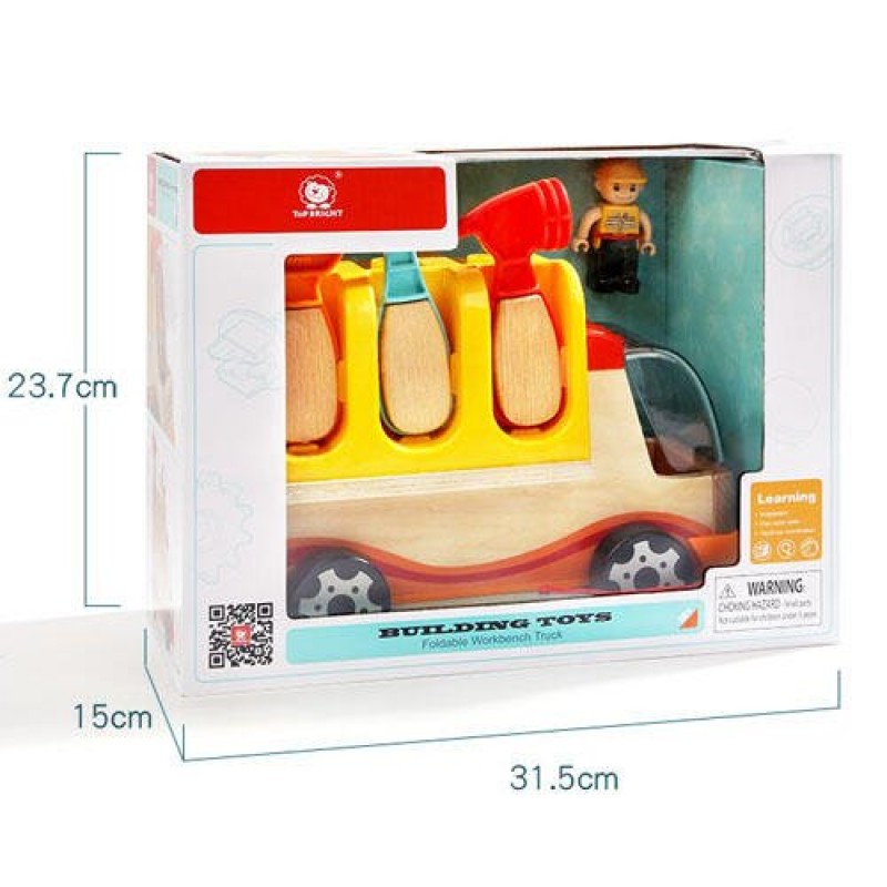 Banc de lucru Jucarie 2 in 1 camion si banc de lucru Topbright