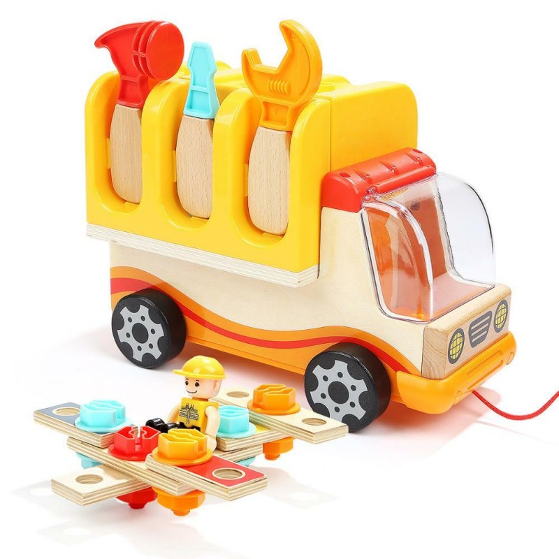 Banc de lucru Jucarie 2 in 1 camion si banc de lucru Topbright