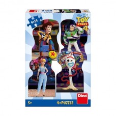 Puzzle 4 in 1 toy story 4 54 piese Dino Toys Puzzle 4 in 1 toy story 4 54 piese Dino Toys
