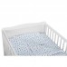Babyneeds Lenjerie patut 3 piese 140x70 cm Alb cu stelute albastre Babyneeds Lenjerie patut 3 piese 140x70 cm Alb cu stelute albastre