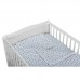 Babyneeds Lenjerie patut 3 piese 140x70 cm Alb cu stelute albastre Babyneeds Lenjerie patut 3 piese 140x70 cm Alb cu stelute albastre