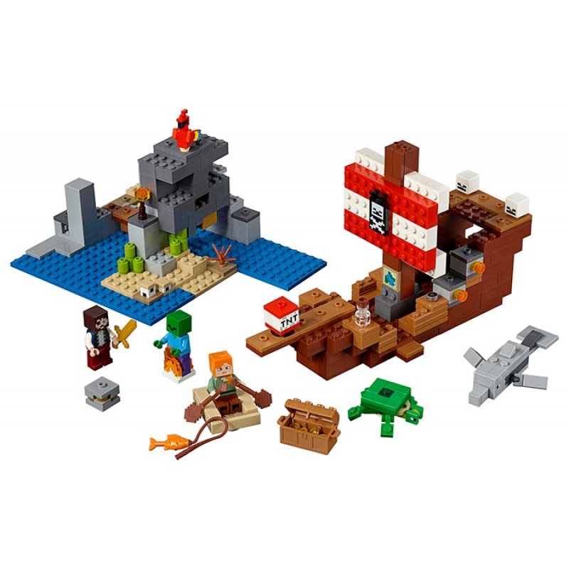 Aventura corabiei de pirati 21152 Lego Minecraft