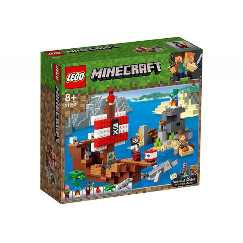 Aventura corabiei de pirati 21152 Lego Minecraft