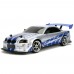 Masina Jada Toys Fast and Furious Nissan Skyline GTR Drift cu anvelope si telecomanda