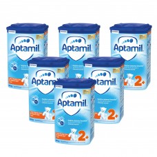 Pachet 6 X Lapte praf pentru copii de varsta mica Aptamil 800 gr 2 ani Plus