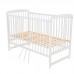 Patut din lemn BabyNeeds Ola 120 60 cm Alb