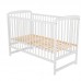 Patut din lemn BabyNeeds Ola 120 60 cm Alb