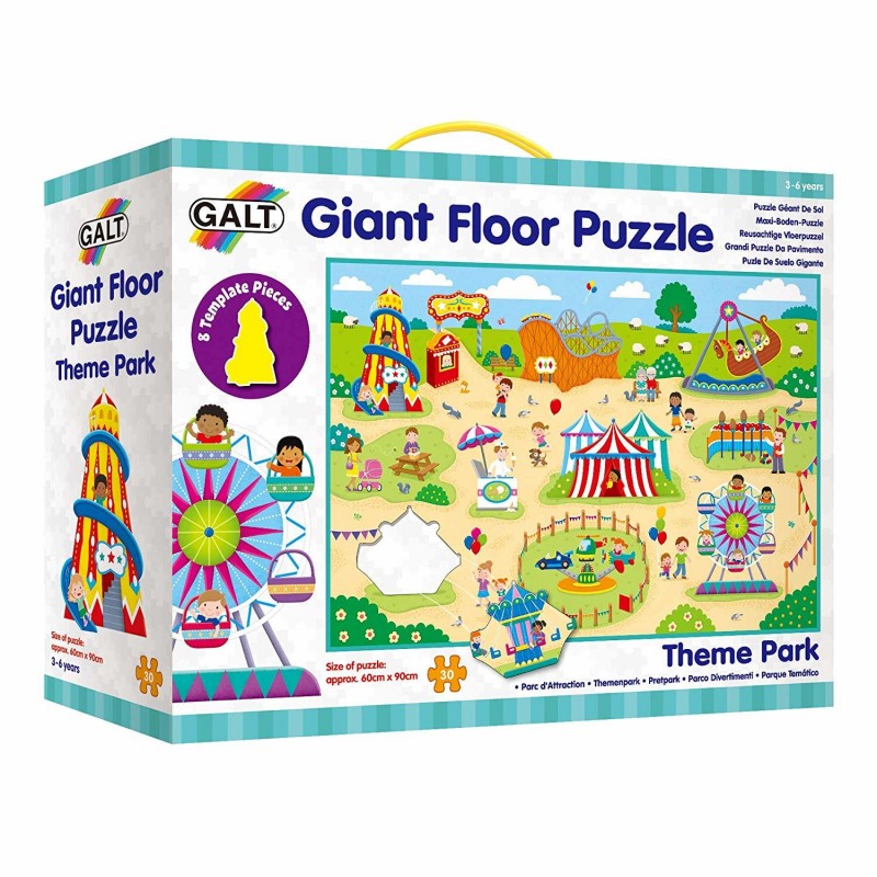 Giant Floor Puzzle Parcul de distractii 30 piese Galt