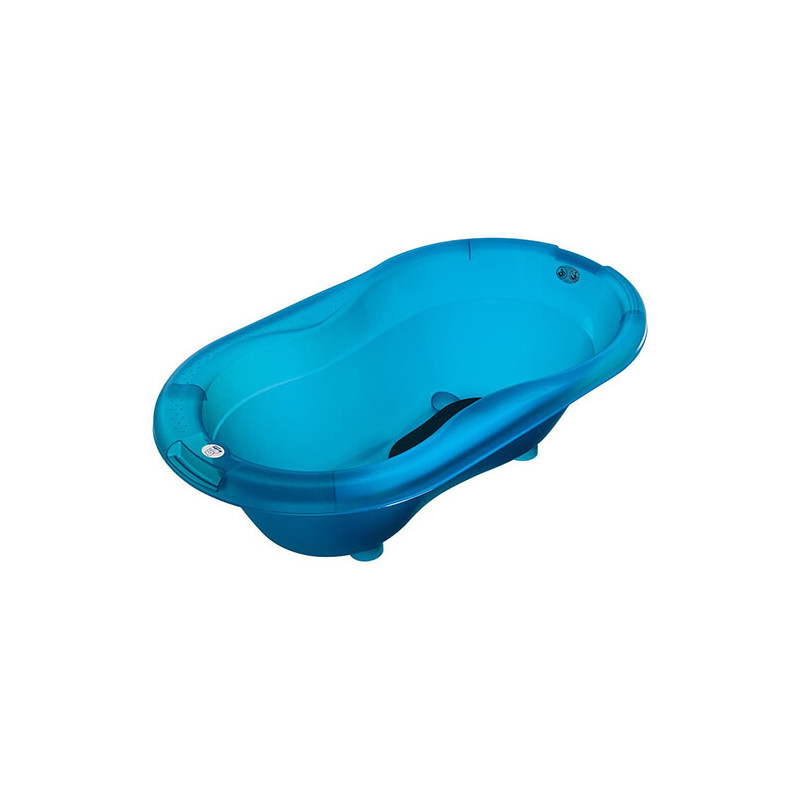 Cadita cu covoras antiderapant Top Translucent blue Rotho babydesign
