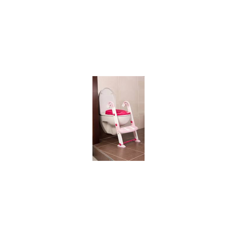 Scara cu reductor WC si olita White Tender rose Kidskit Rotho babydesign