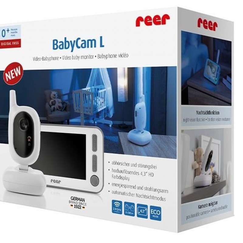 Video monitor digital pentru bebelusi Reer BabyCam L