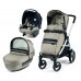 Carucior 3 In 1 Peg Perego Book Plus 51 S Titania White Luxe Ecru Carucior 3 In 1 Peg Perego Book Plus 51 S Titania White Luxe Ecru