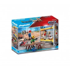 Muncitori cu schela Playmobil Muncitori cu schela Playmobil