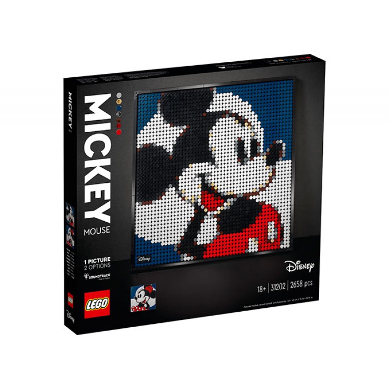 Mickey Mouse LEGO Art