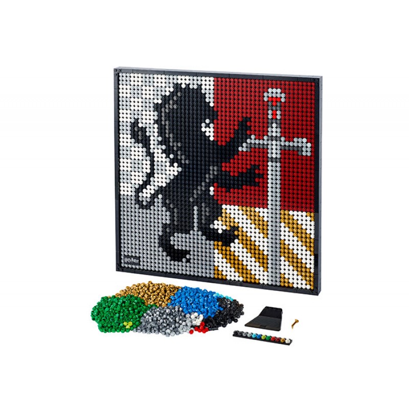 Stemele Caselor de la Hogwarts LEGO Art