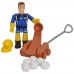 ATV Simba Fireman Sam Sam Mercury Snow Quad cu lama de zapada figurina Sam si accesorii ATV Simba Fireman Sam Sam Mercury Snow Quad cu lama de zapada figurina Sam si accesorii