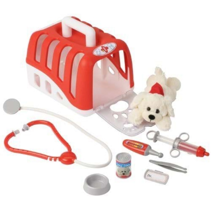 Kit veterinar cu catelus si accesorii Klein