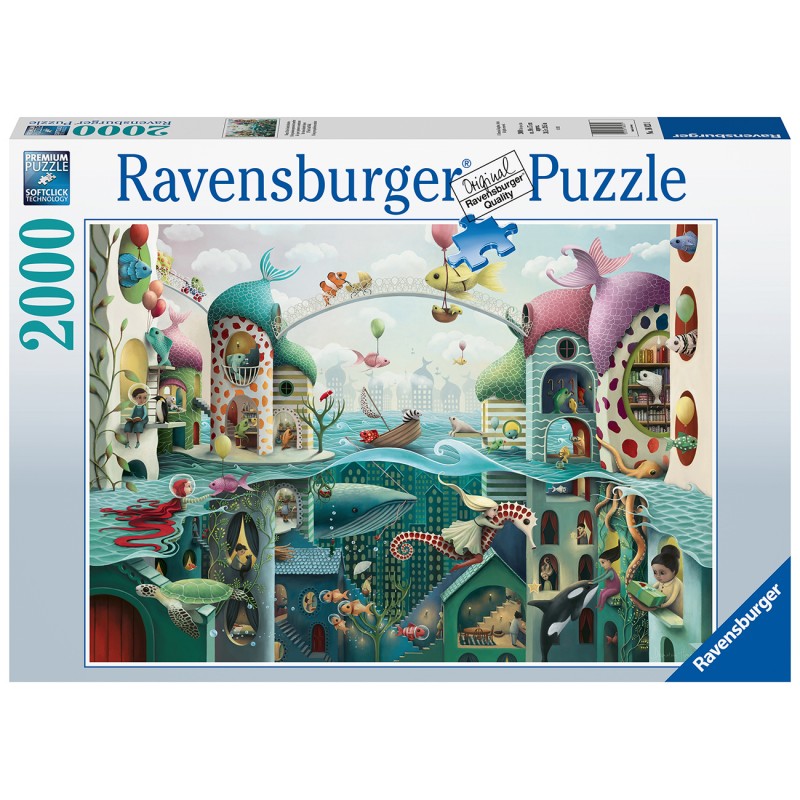 Puzzle aventura pestilor 2000 piese Ravensburger