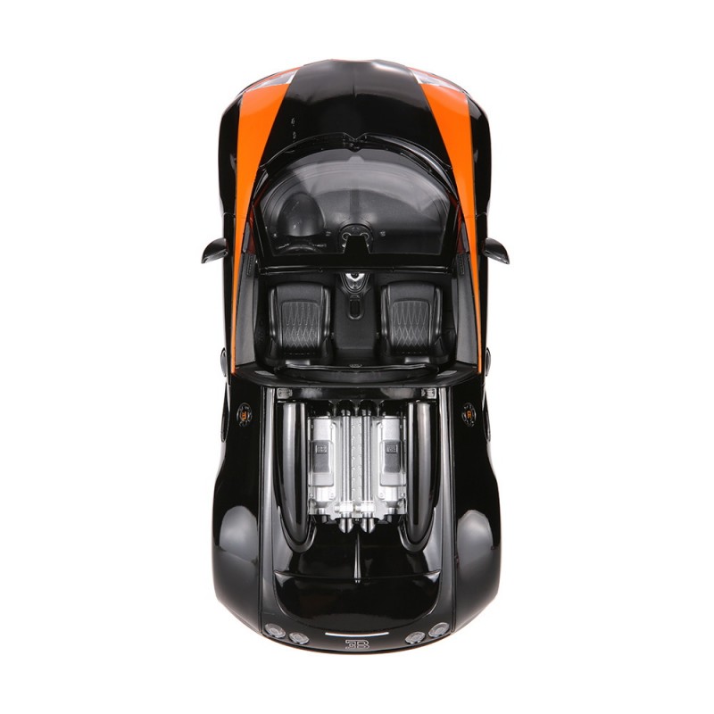 Masina cu telecomanda Bugatti Grand Sport Vitesse negru cu scara 1 la 14 Rastar