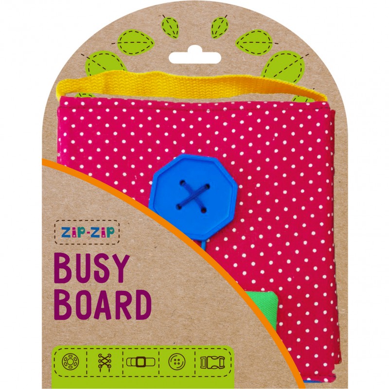 Joc de indemanare Carte Senzoriala Busy Board Roter Kafer