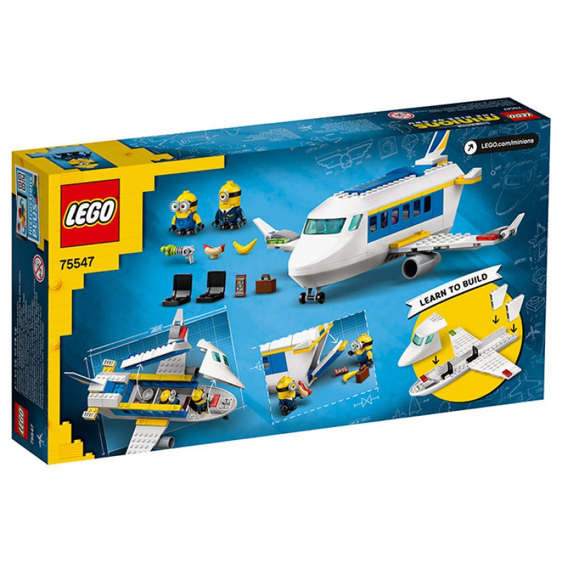 Pilot Minion in pregatire LEGO Minions