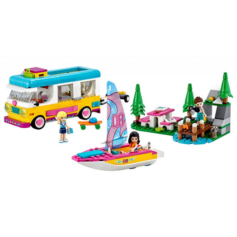 Rulota de caming si barca 41681 LEGO Friends