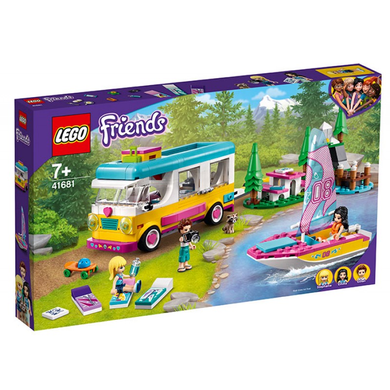 Rulota de caming si barca 41681 LEGO Friends