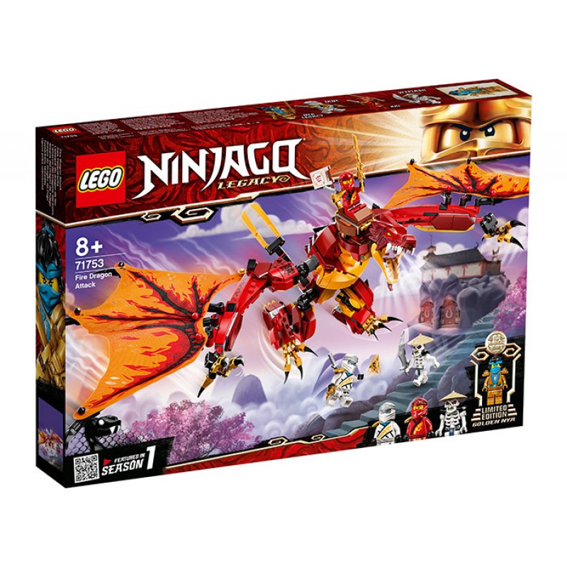 Atacul Dragonului de Foc 71753 LEGO Ninjago