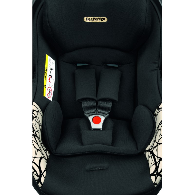 Carucior 3 in 1 Peg Perego Book Primoviaggio SL 0 22 kg Graphic Gold Negru Bej