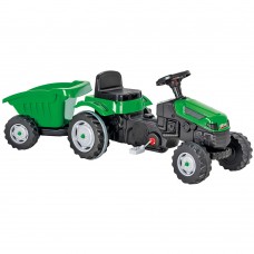 Tractor cu pedale si remorca Pilsan Active with Trailer 07 316 green