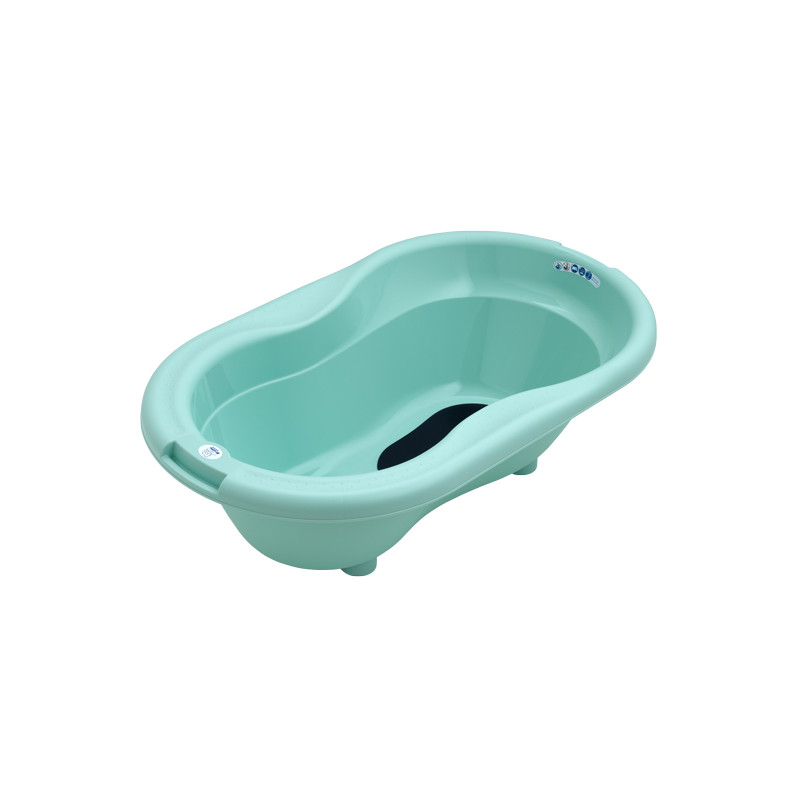 Cadita cu covoras antiderapant TOP Swedish green Rotho babydesign