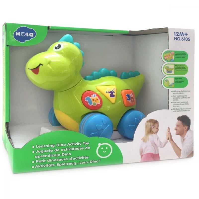 BABY DINOZAURUL INTERACTIV CU MISCARI MELODII SI LUMINI Hola