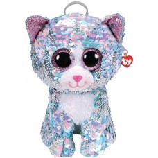 RUCSAC DE PLUS TY CU PAIETE PISICA WHIMSY