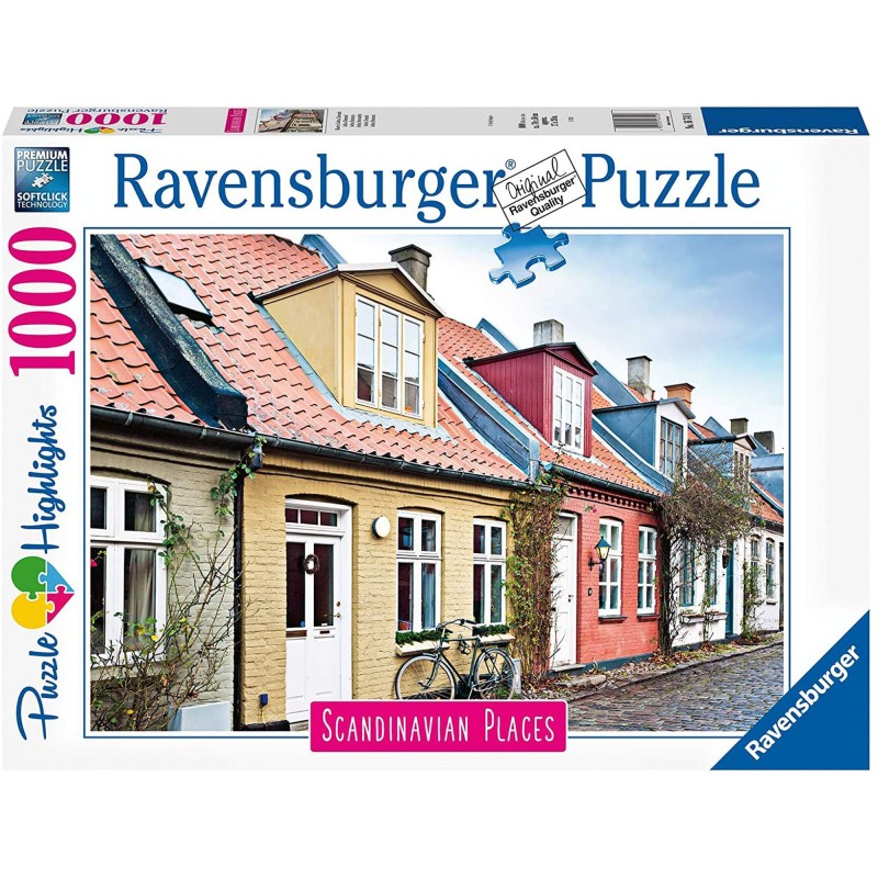PUZZLE AARHUS DANEMARCA 1000 PIESE Ravensburger