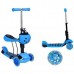Trotineta buburuza 3 in 1 cu roti Led Kruzzel MY2898 Albastru Trotineta buburuza 3 in 1 cu roti Led Kruzzel MY2898 Albastru