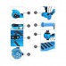 Trotineta buburuza 3 in 1 cu roti Led Kruzzel MY2898 Albastru Trotineta buburuza 3 in 1 cu roti Led Kruzzel MY2898 Albastru