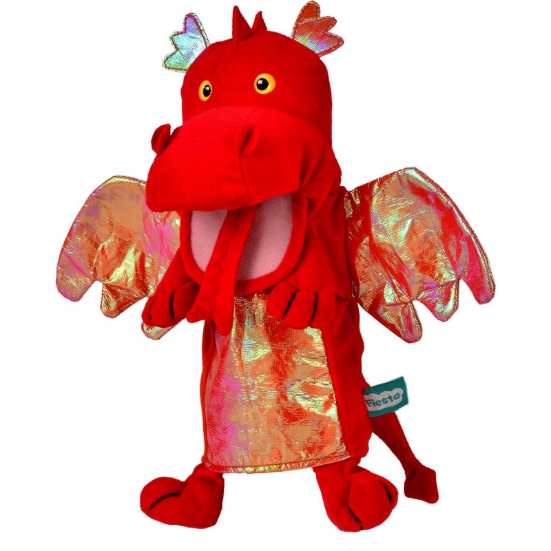 Marioneta de mana Dragonul Rosu Fiesta Crafts FCT 2363