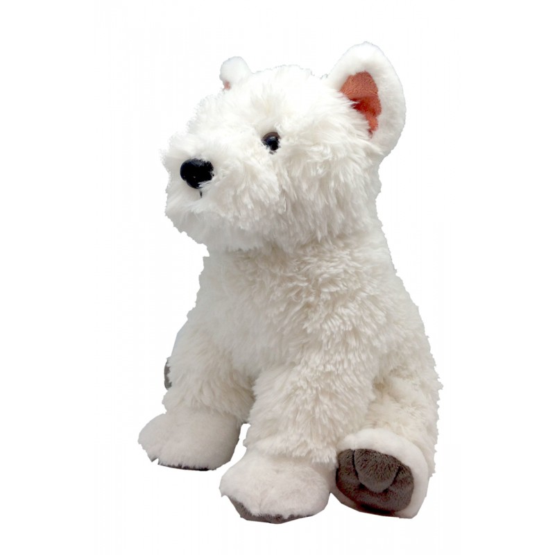 Catel Westie West Highland White Terrier Jucarie Plus Wild Republic 30 cm