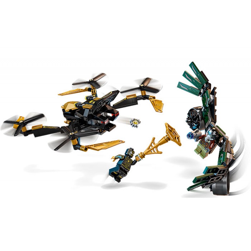 Spider Man Duelul cu Drone LEGO 76195