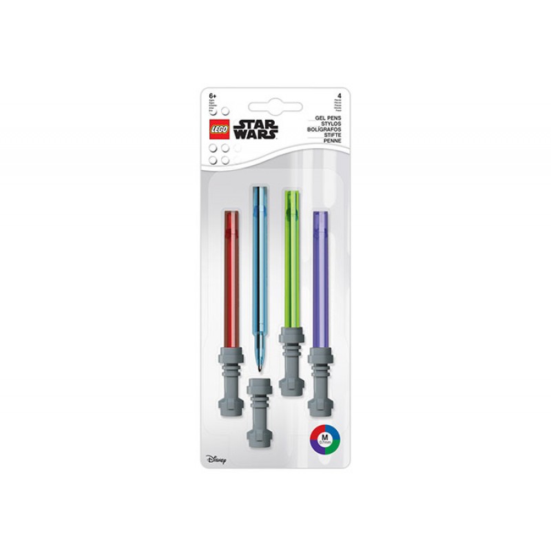 Set 4 pixuri colorate cu gel LEGO Star Wars Lightsaber 52875