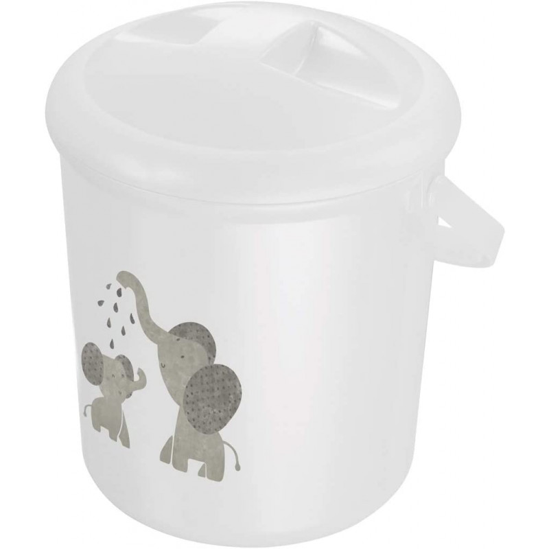 Cos pampers cu capac Bella Bambina elefant Rotho babydesign